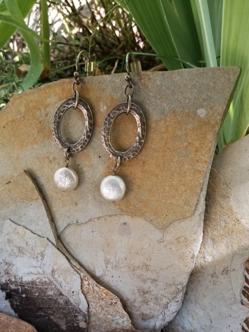 Silpada Sterling & Freshwater Pearl Earrings - Picture 4 of 6